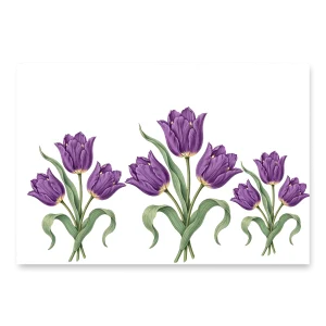 Beautiful Purple Tulip Design - Perfect for Home Decor & Apparel